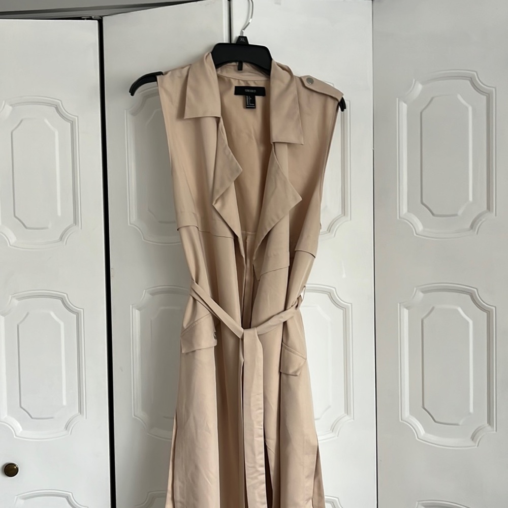 Womens belted vest